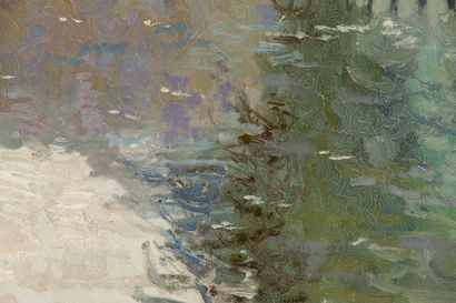 null Alexandre ALTMANN (1878-1932).
Le canal.
Huile sur toile, signée en bas à gauche.
H_58...