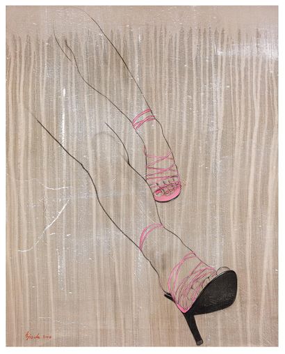 Thierry BISCH (1953). 
Legs.
Détrempe et...