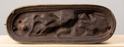 null Pierre LENORDEZ (1815-1892).
Cheval et chien ou "Angelo".
Sculpture en bronze...