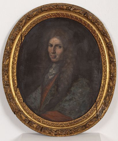 Ecole française du XVIIème siècle, 
Portrait...