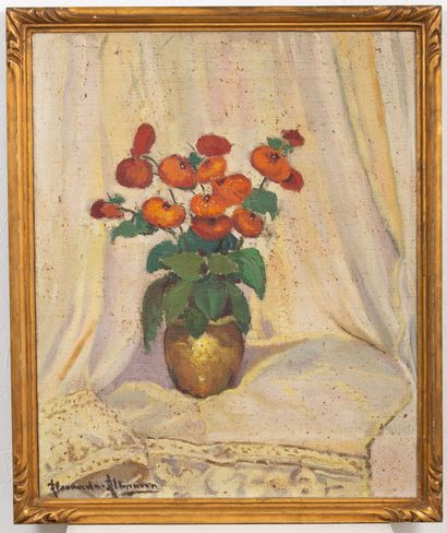 null Alexandre ALTMANN (1878-1932).
Bouquet of flowers.
Oil on canvas, signed lower...