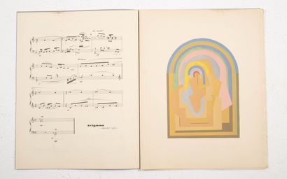 null Robert POUYAUD (1901-1970) et César GEOFFRAY.
Suite de sons et de couleurs pour...