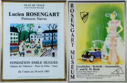 null Lucien ROSENGART (1881-1976).
Affiche pour l'exposition à la fondation Emile...