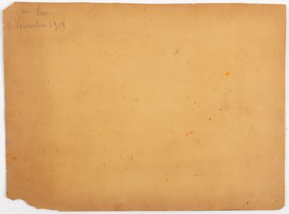 null Jeanne REIMBOLTE (1872-1943).
Ensemble de quatre huiles sur papier, non signées,...