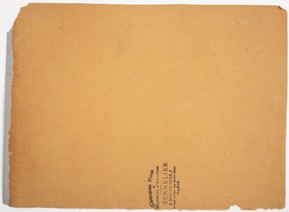 null Jeanne REIMBOLTE (1872-1943).
Ensemble de quatre huiles sur papier, non signées...