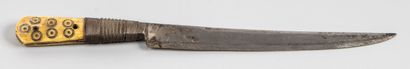 null Afghan knife, bone handle.
L_25.5 cm