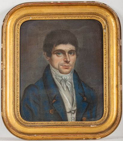 null French school from the first third of the 19th century.
Portrait of Jean-Pierre...