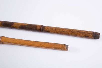 null Two sword canes, one pommel missing.
L_ of 81 cm L_93,5 cm