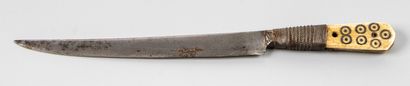 null Afghan knife, bone handle.
L_25.5 cm