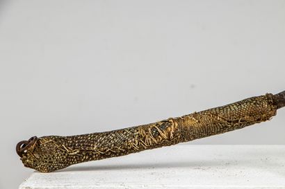 null CENTRAL AFRICA.
Matakam throwing knife.
H_55.5 cm
