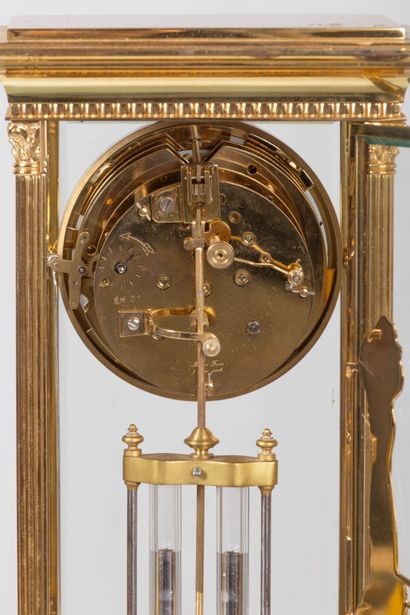 null L'EPEE - Franklin Mint.
Liberty Clock.
Exemplaire n°707 / 2500.
Gilt brass and...