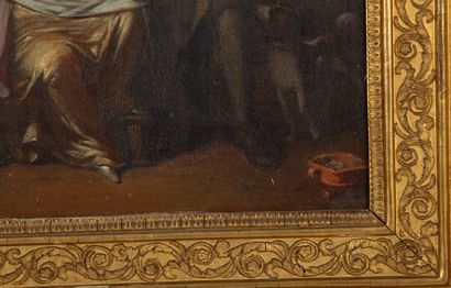 null Jan Josef I HOREMANS, attributed to
Consultation
Oil on panel
H_37 cm W_27.5...