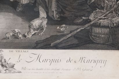 null Jean-Jacques FLIPART (1719-1782), after Jean-Baptiste GREUZE (1725-1805).
L'accordée...