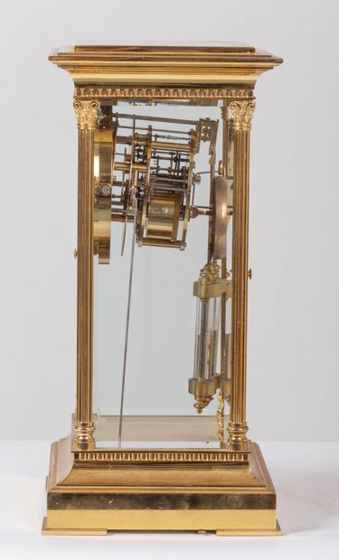 null L'EPEE - Franklin Mint.
Liberty Clock.
Exemplaire n°707 / 2500.
Gilt brass and...