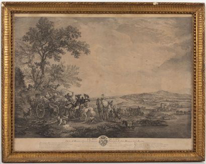 null Jacques Philippe LE BAS (1707-1783), after Philips WOUWERMAN (1619-1668).
The...