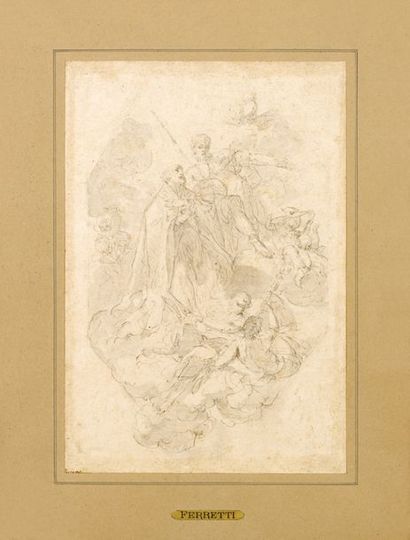 null Domenico Giovanni FERRETTI 

(Florence 1692 – Florence 1768)

Etude de figures...