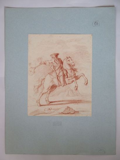 null Ecole française du XVIIIème siècle

Soldats tirant à cheval

Deux dessins à...