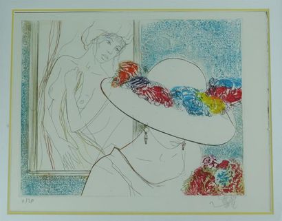 null Jean Baptiste VALADIE (né en 1933).

Femmes.

Lithographie en couleurs numérotée...