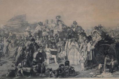 null William Powell FRITH (1819-1909), gravé par Gambart & Cie.

The derby day.

Importante...