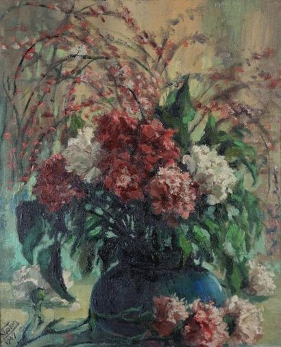 null Raoul VATAN (1884-1952)

Bouquet de fleurs.

Huile sur toile, signée et datée...