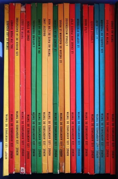 null Tintin. 

HERGE. 

Ed. Casterman. 

21 volumes, manque les Sept boules de Cristal...