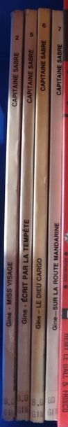 null Capitaine Sabre. 

GINE. 

Ed. Lombard. 

Tomes 2, 5, 6, 7.