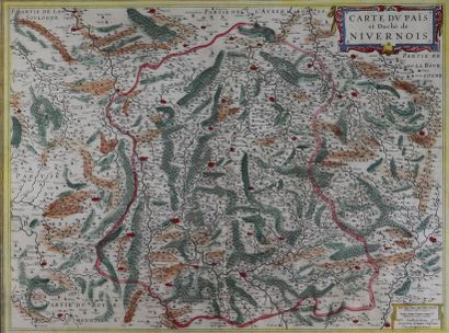 null Carte du Païs et Duché de NIVERNOIS.

Amsterdam, Henri Hondius.

Eau-forte et...