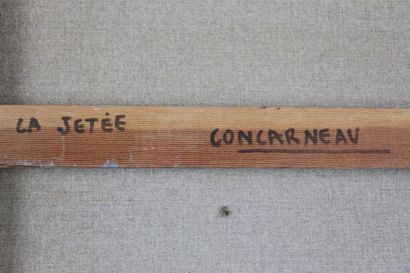 null REX BARRAT (1914-1974).

La jetée à Concarneau.

Huile sur toile, signée en...