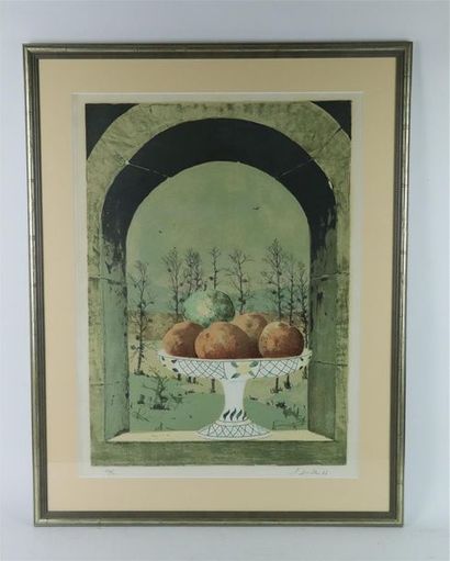 null Albert DRACHKOVITCH-THOMAS (1928).

Fruits à la fenêtre.

Lithographie en couleurs.

Édition...