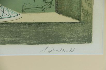 null Albert DRACHKOVITCH-THOMAS (1928).

Fruits à la fenêtre.

Lithographie en couleurs.

Édition...