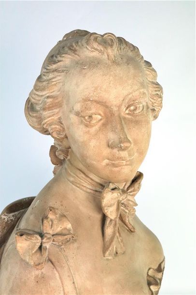 null Ecole Française du XIX° siècle.

Buste d'une dame de qualité du XVIIIe siècle.

Sculpture...
