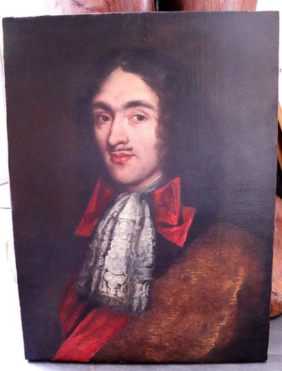 null Ecole française du XVIIème siècle.

Portrait d'homme

Huile sur toile, rentoilage.

H_65...