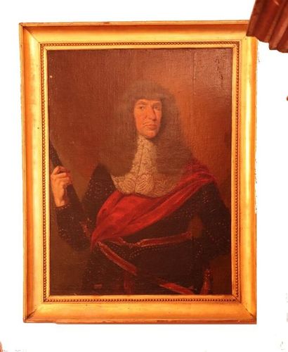 null Ecole Française vers 1700.

Portrait présumé d'un membre de la famille de Condé.

Huile...