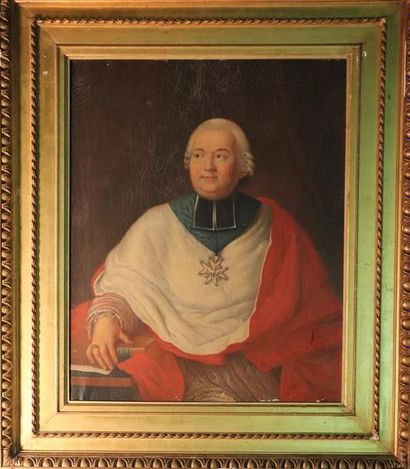 null Ecole Française vers 1800.

Portrait présumé du Cardinal Etienne-René Potier...