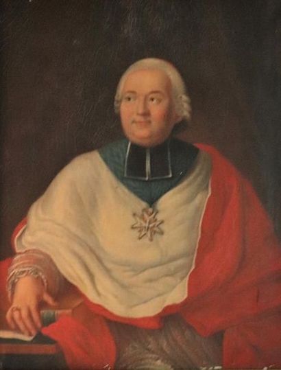 null Ecole Française vers 1800.

Portrait présumé du Cardinal Etienne-René Potier...