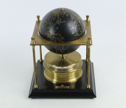 null THE ROYAL GEOGRAPHICAL SOCIETY WORLD CLOCK, ARTHUR IMHOF, LA CHAUX-DE-FONDS,...