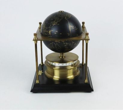 null THE ROYAL GEOGRAPHICAL SOCIETY WORLD CLOCK, ARTHUR IMHOF, LA CHAUX-DE-FONDS,...