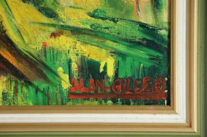 null Alan GILBERT MEAUCE (1907-1977).

Pommier à Cuffy.

Huile sur toile contrecollée...