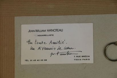 null Jean William HANOTEAU (1937).

Scène africaine.

Aquarelle signée en bas à droite.

H_12...
