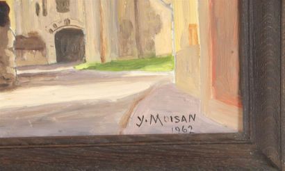 null Yves MOISAN (1908-1976).

La Porte du Croux.

Huile sur panneau signée en bas...