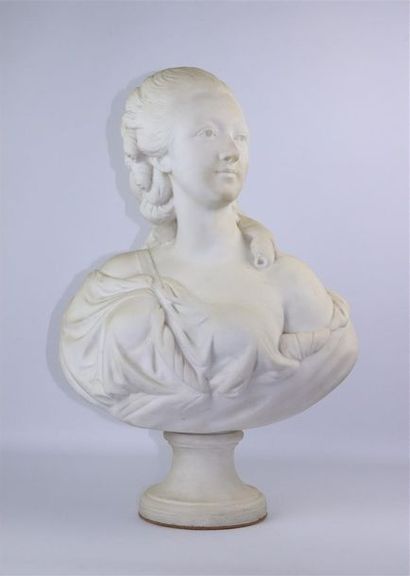 null Augustin PAJOU (1730-1809), d'après.

Jeanne Bécu Comtesse du Barry (1743-1793).

Sculpture...