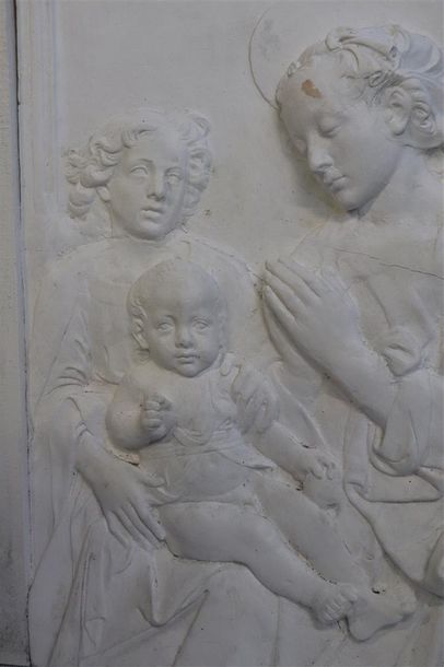null Manifattura di Signa.

Vierge à l'enfant, avec Saint-Jean Baptiste.

Important...