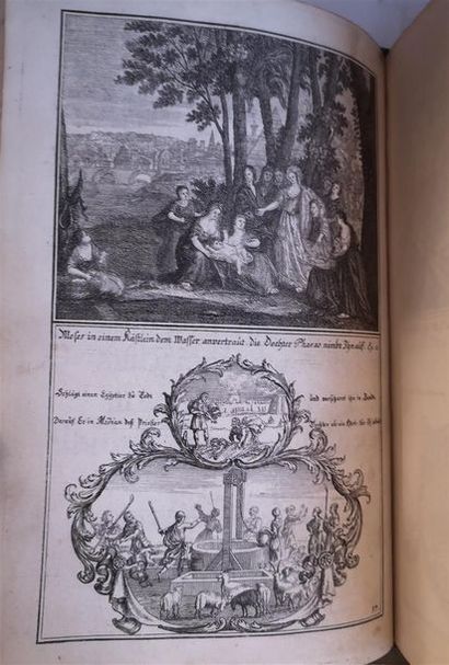 null KRAUSS, Johann Ulrich, Historischer Bilder Bibel [], Augsbourg, chez Jean Ulrich...