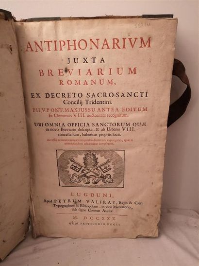 null Antiphonarium juxta Breviarum romanum ex decreto sacrosanti Concilii Tridentini...