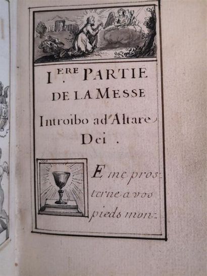 null Prières durant la sainte messe, 1707.

Un volume in-16, manuscrit, reliure d'époque...