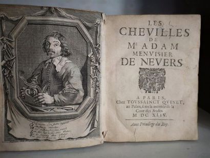 null [BILLAUT, Adam], Les Chevilles de Me Adam, menuisier de Nevers, Paris, chez...