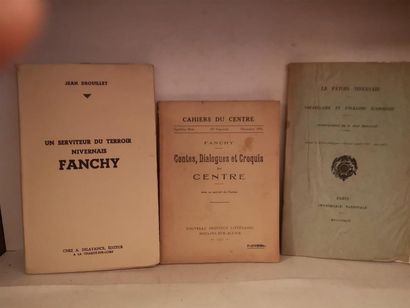 null Lot de trois ouvrages autour de FANCHY et du patois nivernais :

 Drouillet,...