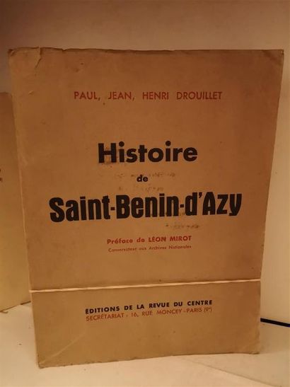 null Un lot de trois volumes d'histoire nivernaise :

 Boudin, David, Page d'histoire...