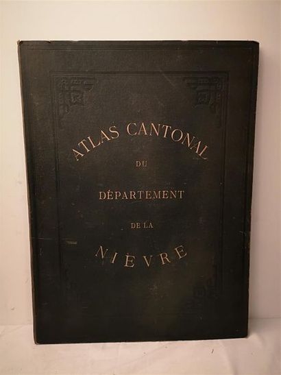 null Atlas des cartes cantonales du département de la Nièvre, Nevers, Mazeron, 1878.

Un...