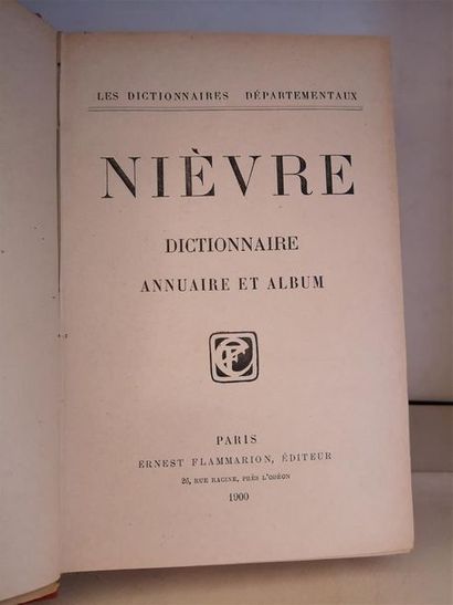 null Nièvre, Dictionnaire, Annuaire et Album, Les Dictionnaires Départementaux, Paris,...